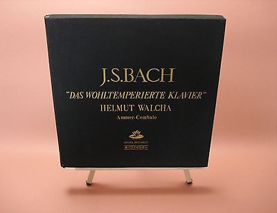 HELMUT WALCHA - J.S.BACH: THE WELL-TEMPERED CLAVIER 5LP CLASSICAL BOX SET A