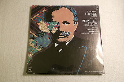 RICHARD STRAUSS ALBUM - Leonard Bernstein - 2 LP Vinyl Sealed NOS - Classical A