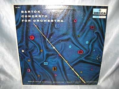 Ferenc Fricsay BARTOK Concerto for Orchestra Decca DL 9951 Rare Classical LP A