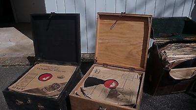 3 boxes Vinyl records 78 classical music A