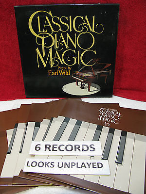 READERS DIGEST 6LP CLASSICAL PIANO MUSIC PLAYED BY EARL WILD SEE PHOTOS NM A