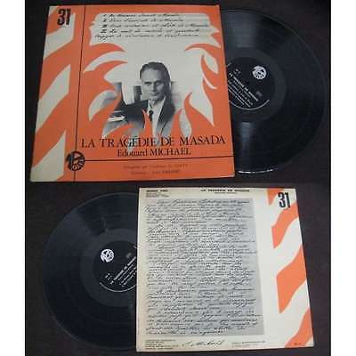 EDOUARD MICHAEL - La Tragedie de Masada LP French Library Classical MP 2000 A