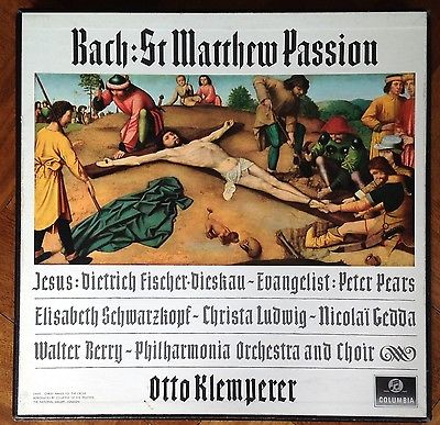 Audiophile Classical Boxed Set"Bach St Matthew Passion" Klemperer 1st Mono Ed A