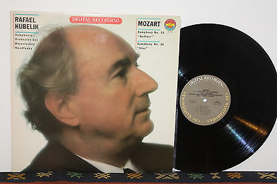 Mozart Symphony No 35 "Haffner" & No 36 "Linz"/ Kurelik 1982 Classical LP Vinyl A