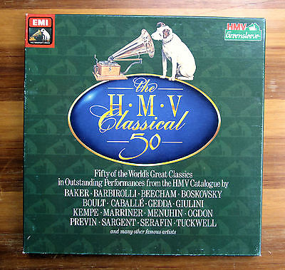The HMV Classical 50 5xLP Box Set NM/EX (EMI SLS 1545803) A