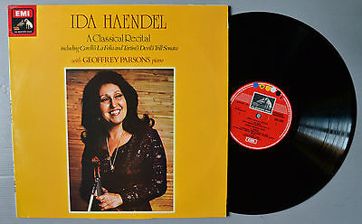 ASD 3352 1st. IDA HAENDEL A CLASSICAL RECITAL. GEOFFREY PARSONS A