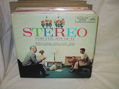 STEREO FOR THE JOY OF IT 10 Classical LPs set RCA LSP 9300 Shaded Dog EX v/a A