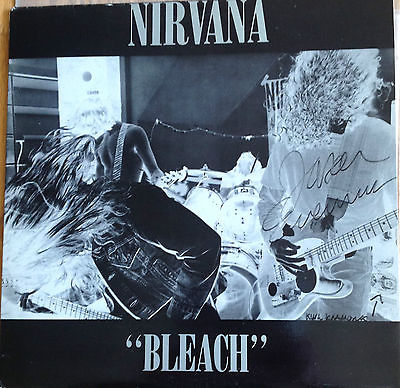 popsike.com - NIRVANA Bleach Sub Pop-34 on black w/ poster