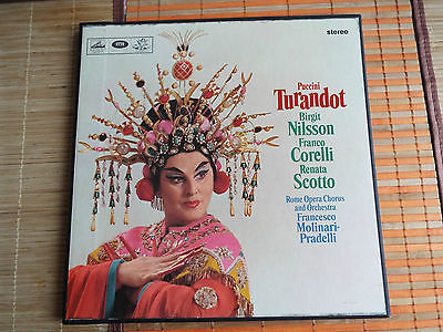 CLASSICAL BOX SET-PUCCINI-TURANDOT-HMV SAN 159-61 ED1 A