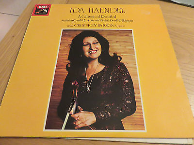 IDA HAENDEL A CLASSICAL RECITAL CORELLI/TARTINI ORIGINAL PRESS UK HMV ASD 3352 A