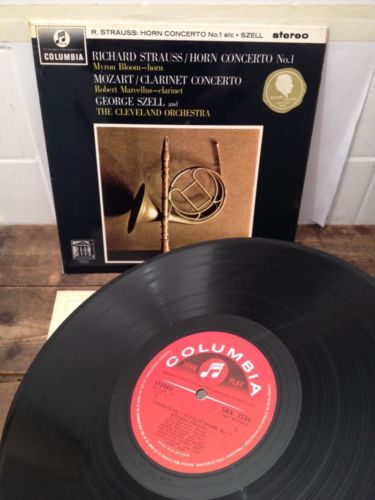 Columbia Richard Strauss Horn Concerto No1 Stereo SAX2536 Classical Vinyl Record A