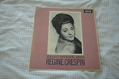 REGINE CRESPIN sings Italian Operatic Arias Decca Wide Band Classical Album A