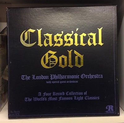 THE LONDON SYMPHONY ORCHESTRA Classical Gold 1976 UK 4 X LP Vinyl BOX SET A