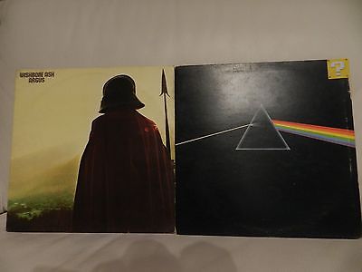 popsike.com - Pink Floyd - Dark Side of the Moon / Wishbone Ash - Argus ...