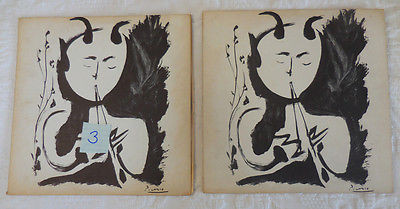 X RARE SET OF 6 PICASSO 1959 CLASSICAL ALBUM LP Records SAIDENBERG A
