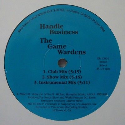 THE GAME WARDENS G-RAP G-FUNK レコード LABEL: MOST WANTED
