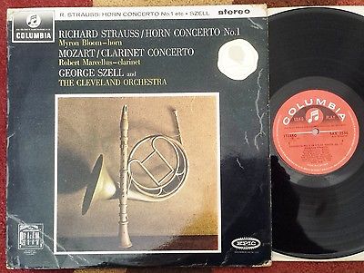 SAX 2536 Ed 1 Strauss Horn Conc / Mozart Clariinet Conc 1962 Lp Classical A