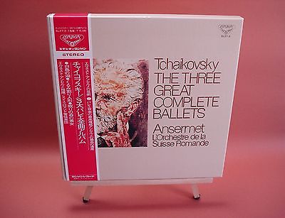 ANSERMET-TCHAIKOVSKY THE THREE GREAT COMPLETE BALLETS 7LP CLASSICAL BOX SET NM A