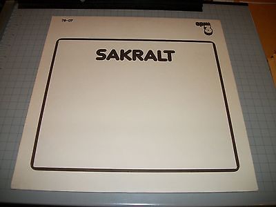 Sakralt Lidaskoren Georg Lidstrom Rare 1978 Swedish Classical Baroque LP Opus 3 A