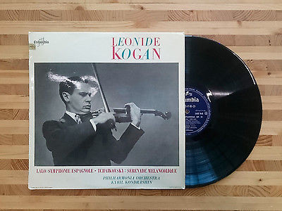 Columbia SAXF 845 SAX 2329 Lalo Tchaikovsky Sym Espagnole Leonid Kogan Stereo