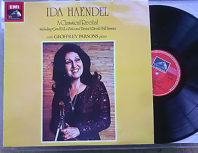 EMI ASD 3352 ED1 B&W IDA HAENDEL A Classical Recital TARTINI CORELLI *EX+* A