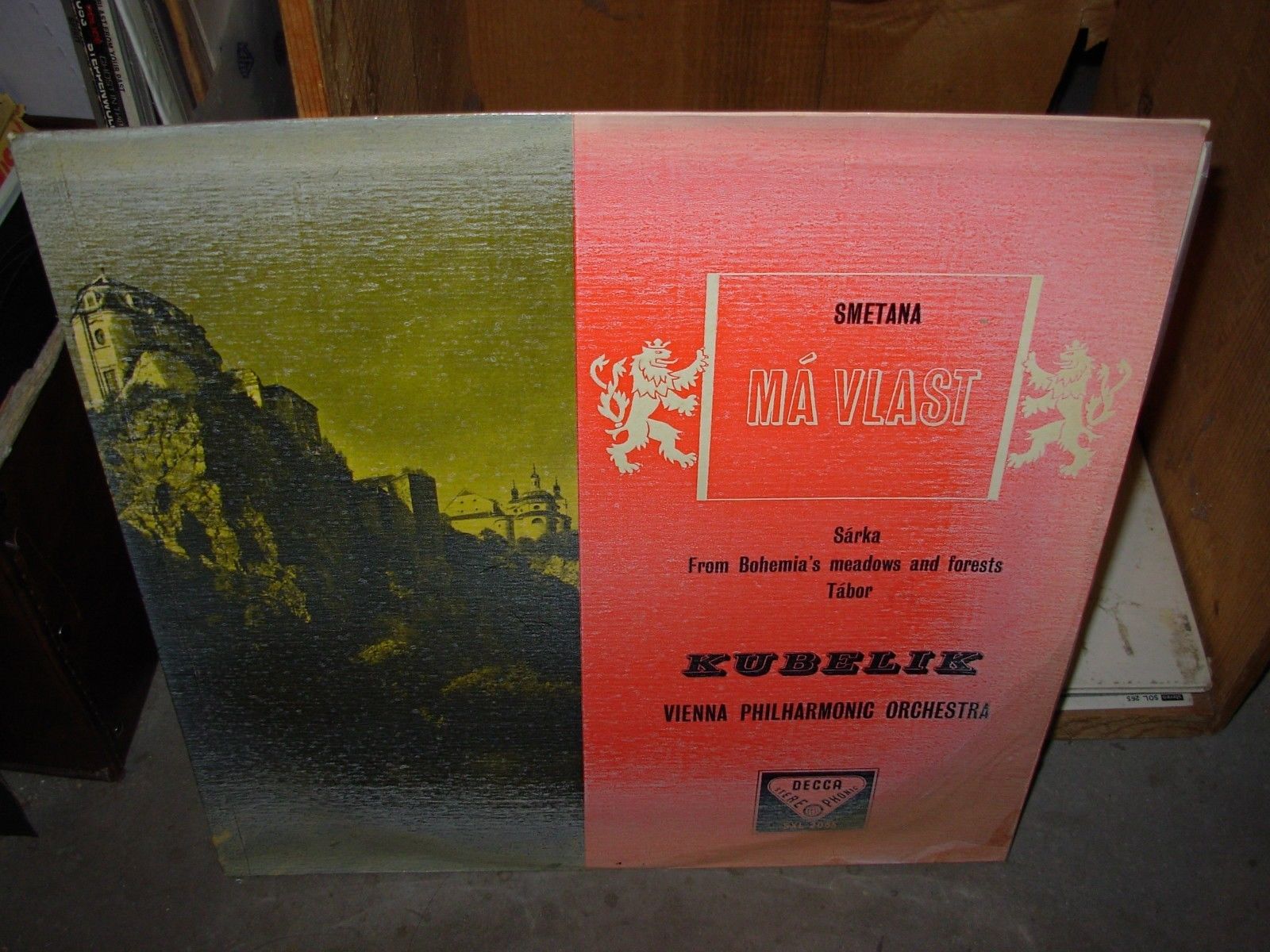 KUBELICK / SMETANA ma vlast ( classical ) decca SXL 2065 A