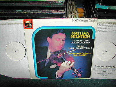 SXLP 30245 Mendelssohn violin concerto Milstein LP 2x 1 sided test pressing
