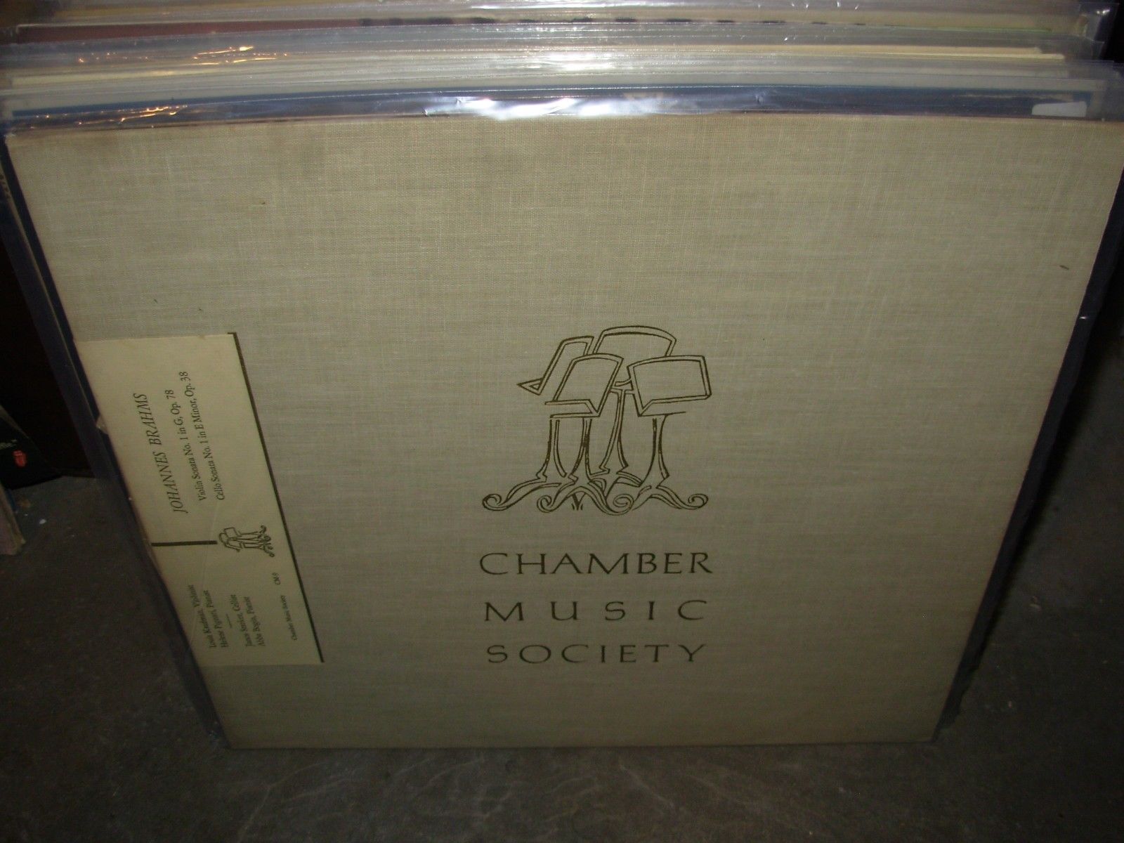 KAUFFMAN / STARKER / BRAHMS violin & cello sonata 1 ( classical ) cms red vinyl A