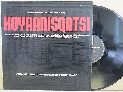 Koyaanisqatsi - Soundtrack by Philip Glass LP (1983 Vinyl EX) Classical Ambient A