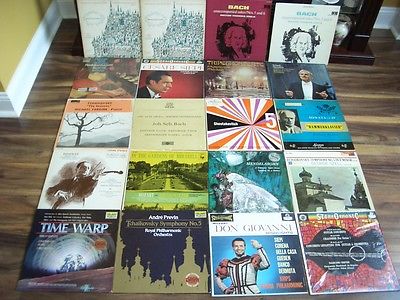 Classical lot.21- Lp.Violin.Cello.Piano.Bach/Tchaikovsky/Haydn/Mozart..NM-VG+ A