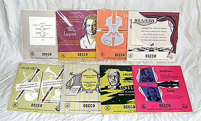 EARLY DECCA MONO CLASSICAL LP's LXT 2xxx RARE / 1ED O/G MOSTLY VG+ / SOME EX A