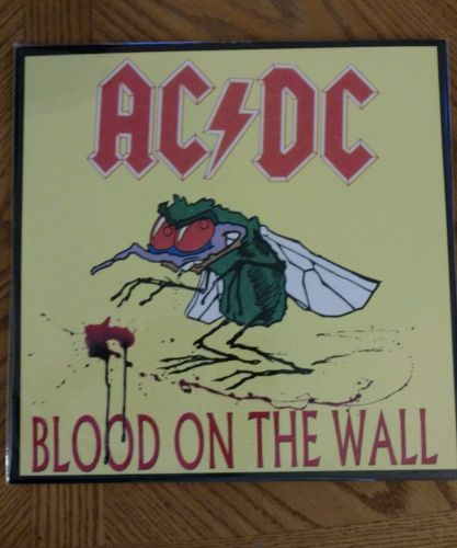 popsike.com - AC/DC - BLOOD ON THE WALL * BINGHAMPTON 1986 - RARE ...