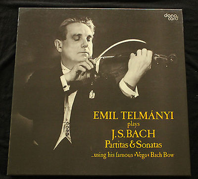 EMIL TELMANYI on Danacord RARE Classical Box Set MINT Bach Sonatas & Partitas A