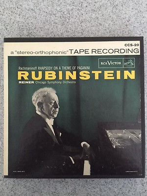 RUBINSTEIN RCA REEL TO REEL TAPE Rachmaninoff Rhapsody with Classical Insert A