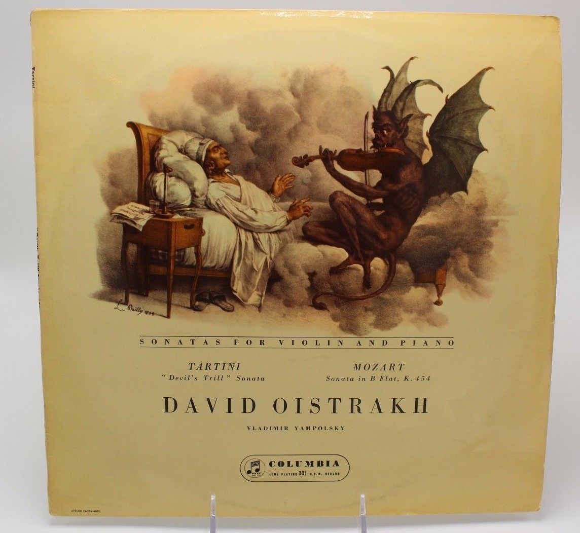 33CX 1415 Tartini Mozart/Oistrakh Yampolsky UK Original LP Classical Rare A