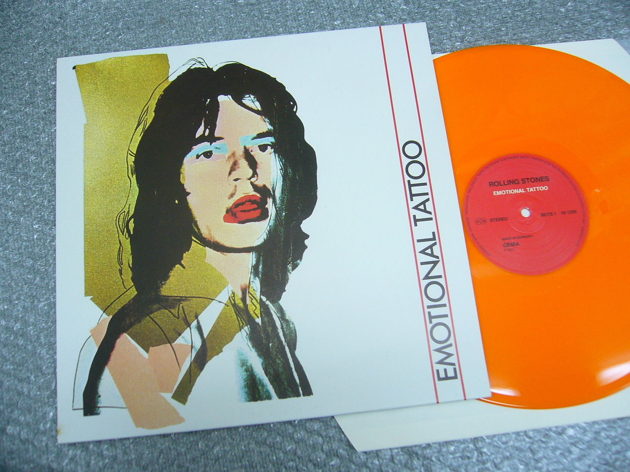 popsike.com - ROLLING STONES - EMOTIONAL TATTOO (RARE LP) COLOR