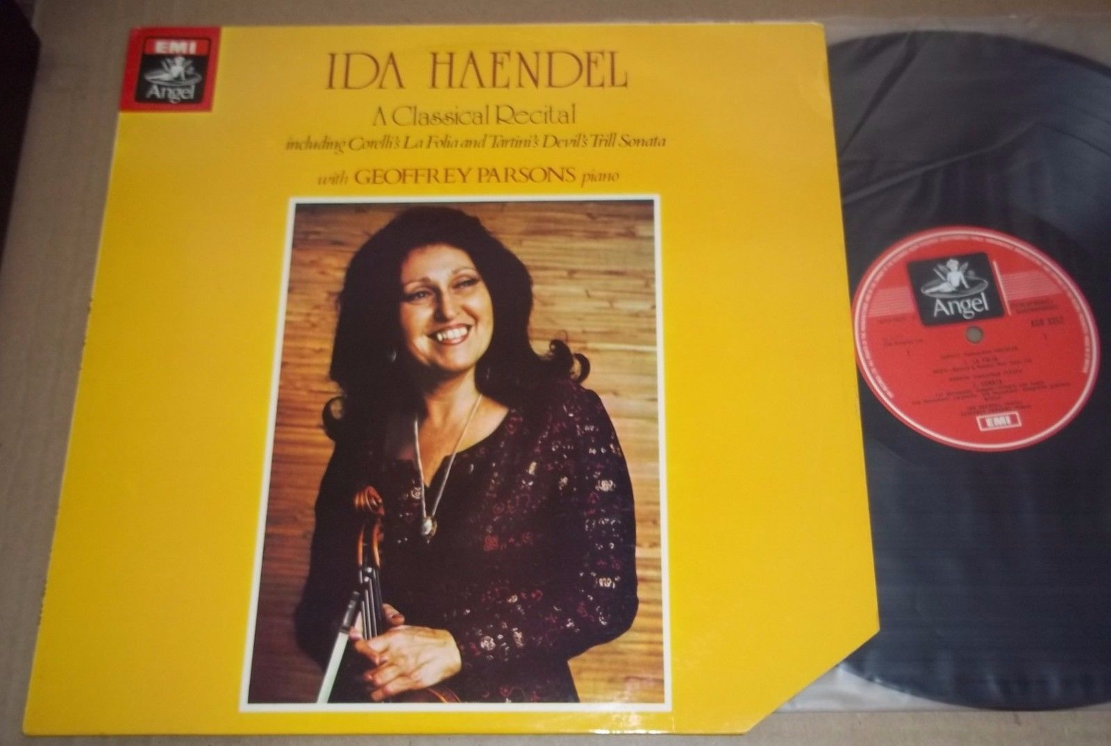 Ida Haendel/Parsons A CLASSICAL RECITAL Corelli/Tartini - EMI/Angel ASD 3352 A