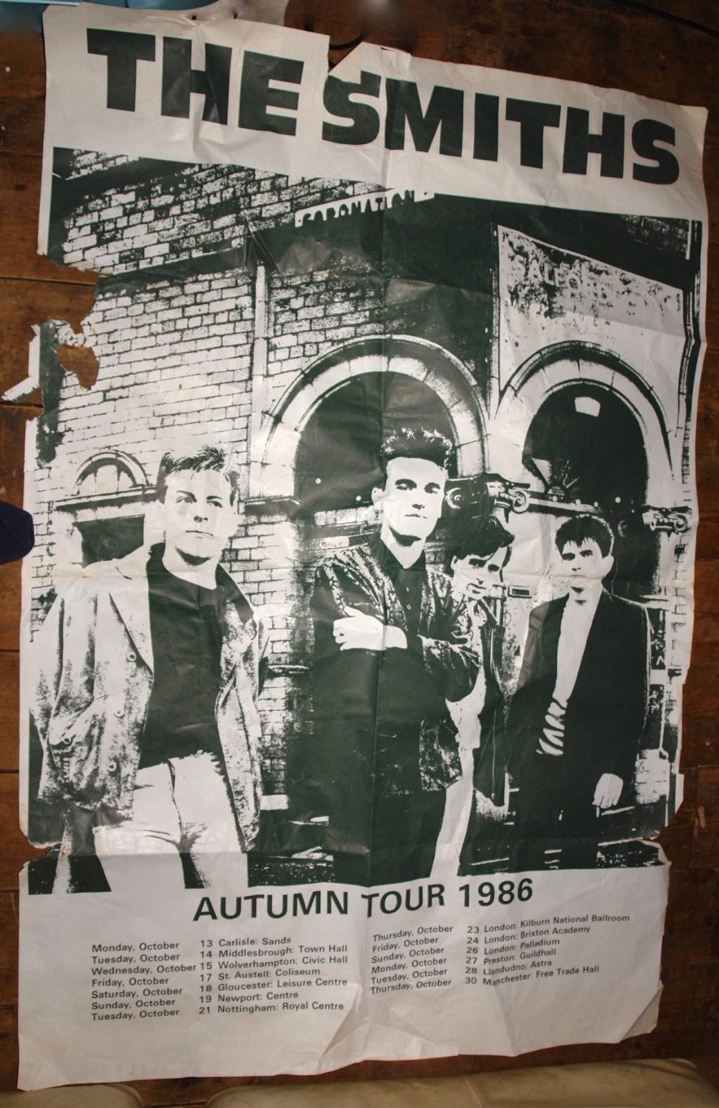 popsike.com - THE SMITHS QUEEN IS DEAD AUTUMN TOUR 1986 ORIGINAL