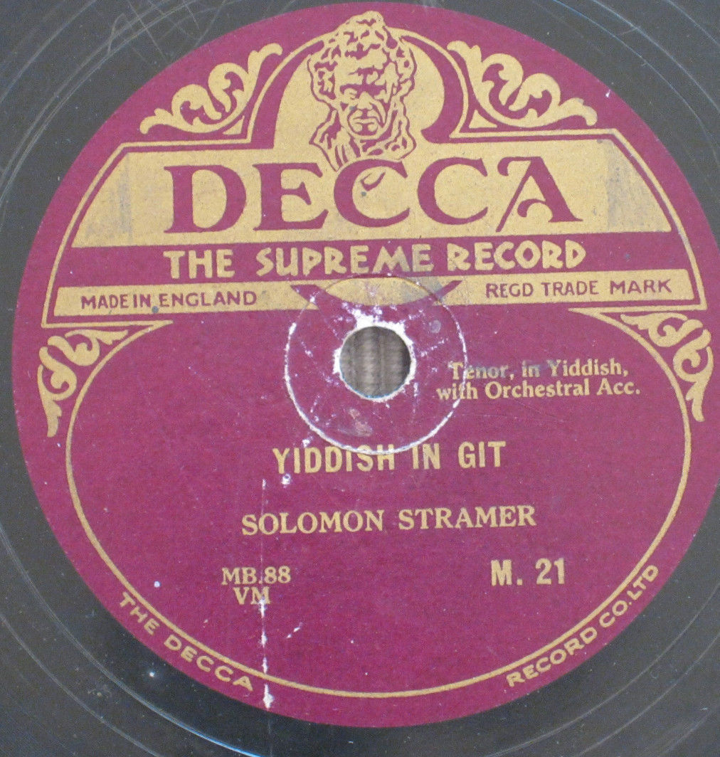 Raud Stramer popsike.com - JEWISH YIDDISH INTEREST Disc STRAMER Titles as Photos ...