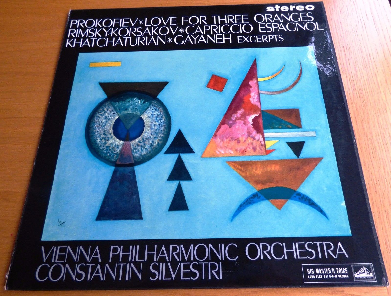 SILVESTRI / PROKOFIEV-RIMSKY-KORSAKOV-KHTCHATURIAN / HMV ASD 400 CLASSICAL-LP-EX A