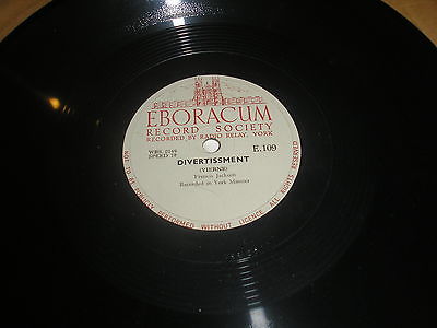 CLASSICAL 78RPM-SCHERZETTO/DIVERTISSMENT(VIERNE)-FRANCIS JACKSON YORK MINSTER A