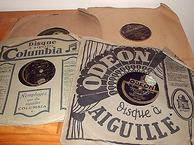 6 x 1920&rsquo;S VINTAGE RECORDS CLASSICAL ALBUM SHELLAC RECORDS 78 RPM A