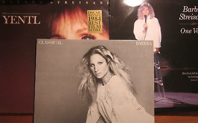 3 LP`s Barbara Streisand Yentl, Classical, One Voice Top A