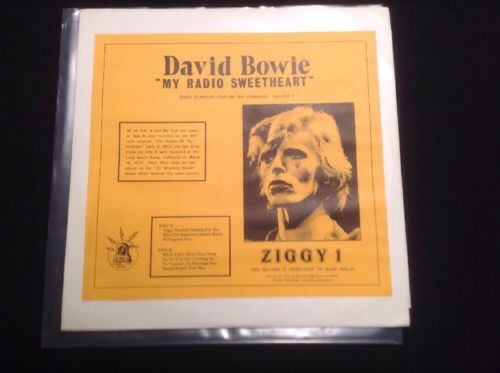 popsike.com - David Bowie - My Radio Sweetheart Ziggy Live on