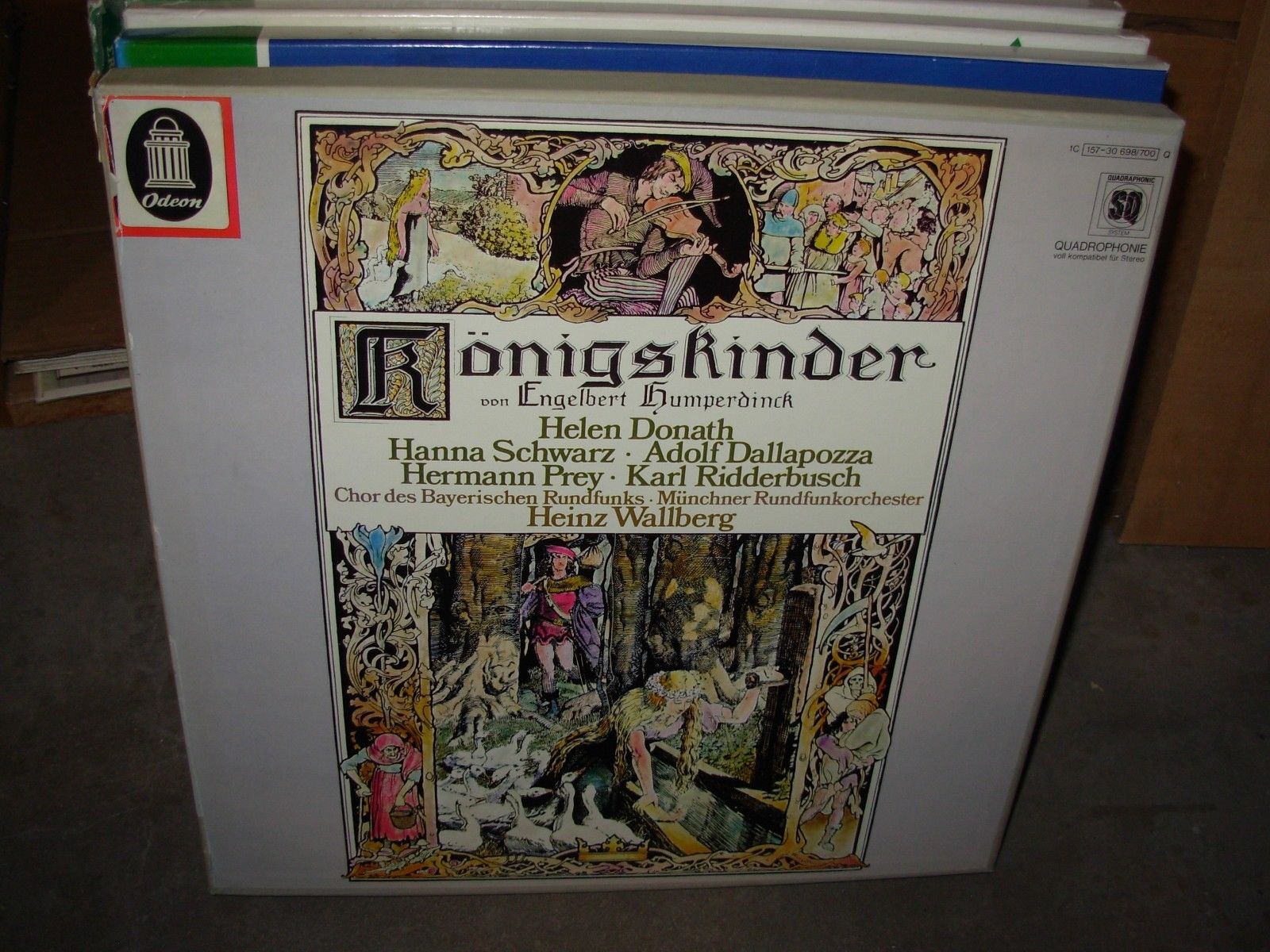 WALLBERG / HUMPERDINCK konigskinder ( classical ) 3lp box odeon quad A