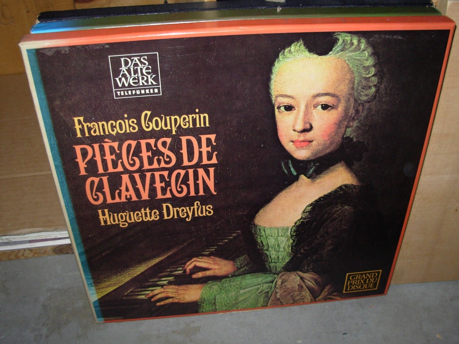 DREYFUS / COUPERIN pieces de clavecin ( classical ) 4lp box telefunken A
