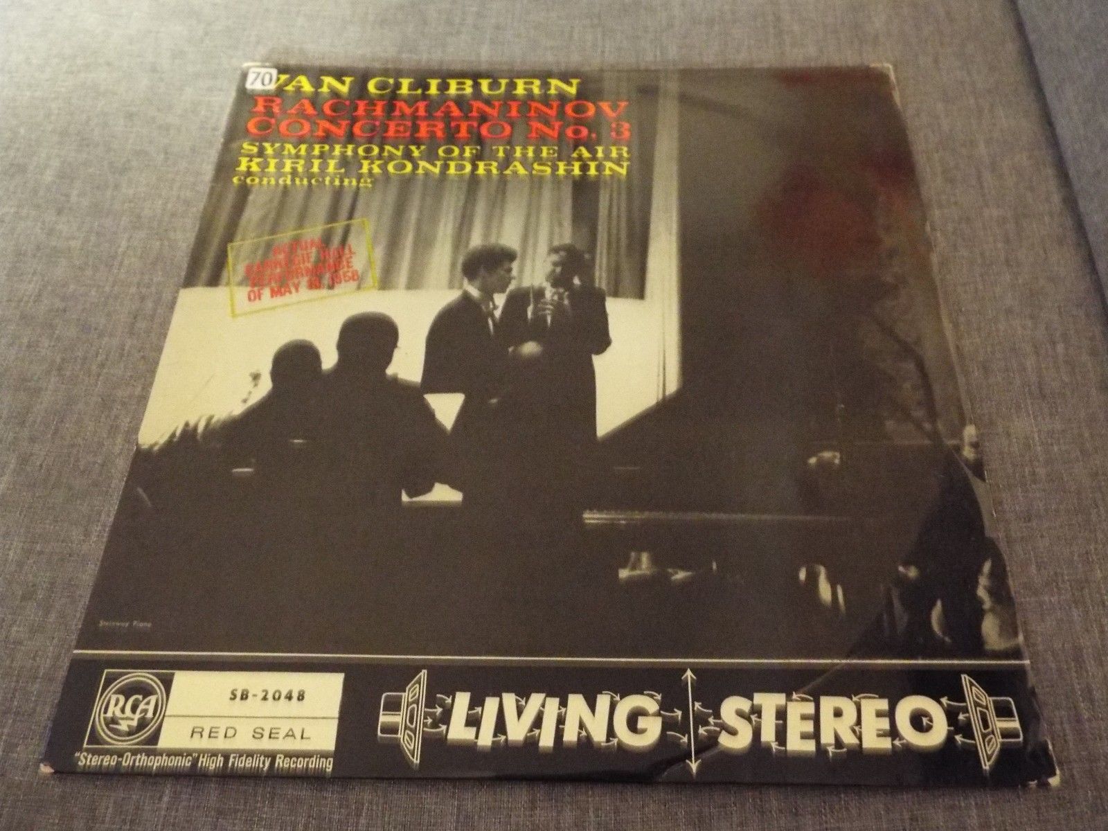 CLASSICAL-RACHMANINOV/KONDRASHIN/CLIBURN-CONCERTO No3-RCA SB 2048 ED1 STEREO A