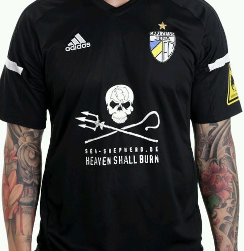 FC Carl Zeiss Jena×heaven shall burn FC Carl Zeiss Jena 24-25 'Heaven Shall Burn' Pre-Match Shirt