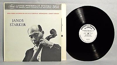 1963 CLASSICAL LP - JANOS STARKER - MERCURY SR90347 - WHITE LABEL PROMO - NM A