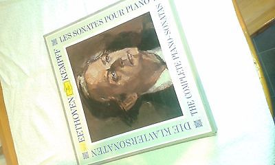 KEMPFF Beethoven Piano sonatas complete 11 LP classical box set DGG Exc A